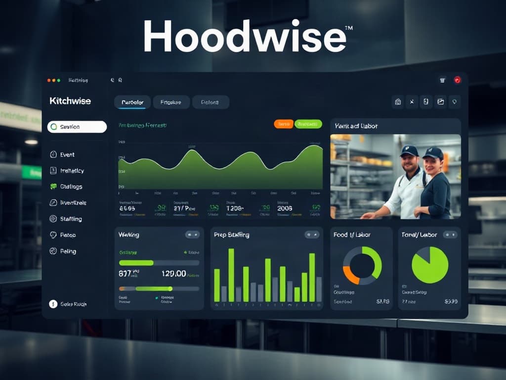 Hoodwise fleet: attendance forecast, menu plan, prep board, and morning cost report for stadiums and arenas.